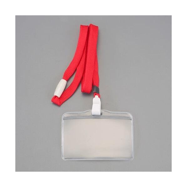 吊り下げ名札(赤/10個) EA956VA-107 1PK
