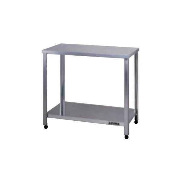 1200x600x800mm 作業台(二段/ステンレス製) EA956NA-14 1台