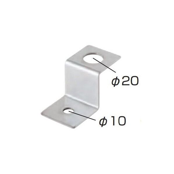 エスコ(esco) 耐震・転倒防止用金具(作業台用) EA956NA-110 1個