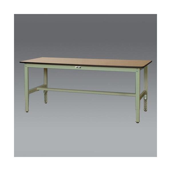 1500x750x600- 900mm ワークテーブル EA956TD-83 1台