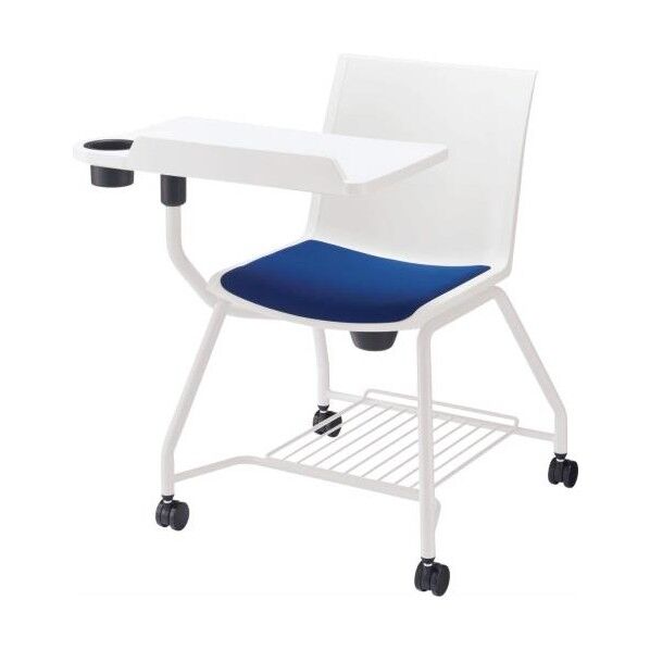 ビジネスチェアー(メモ台付/ダークブルー)