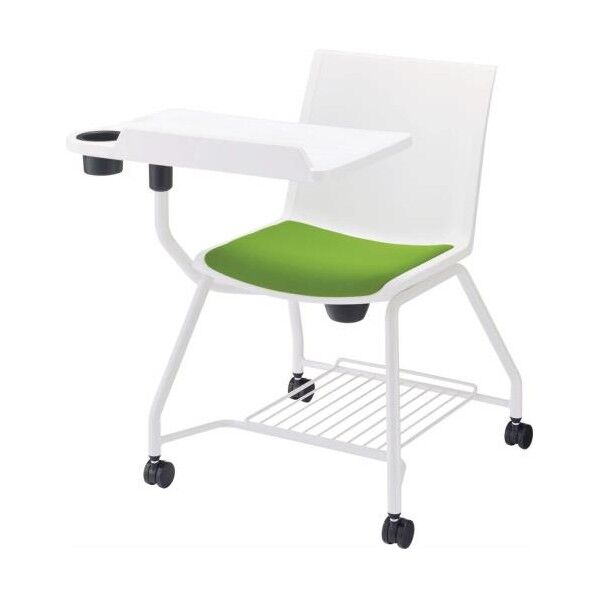 ビジネスチェアー(メモ台付/グリーン)