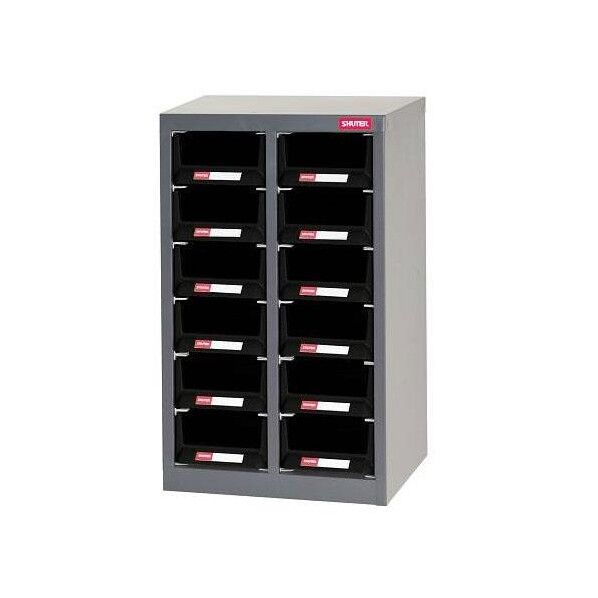 362x265x571mm/2列 6段 パーツキャビネット