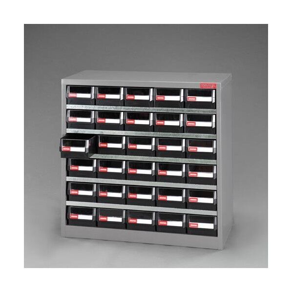 880x400x880mm/5列 6段 パーツキャビネット EA957F-22A 1台