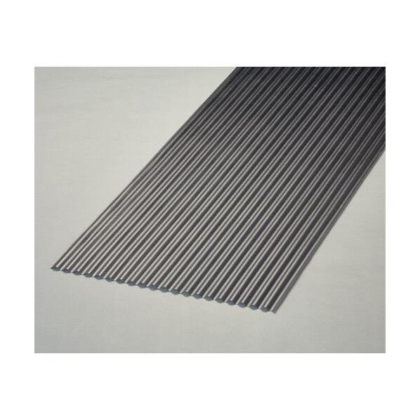 1820x655mm ポリカ波板(ヒートカット/マットグレー/2枚) EA952CA-120 1束