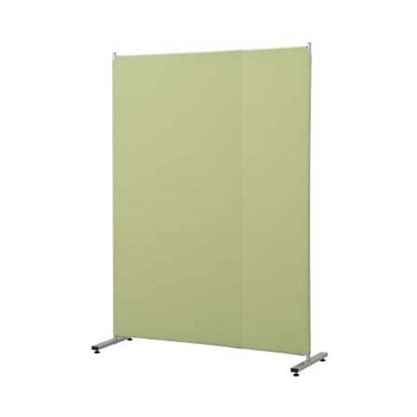 1200x420x1600mm パーテーション(ライトグリーン) EA954EA-42 1台