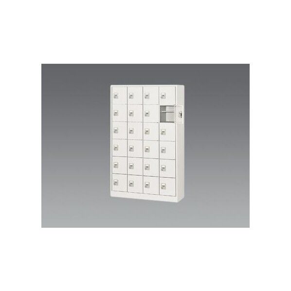 1050x380x1700mm/4列.6段 シューズボックス(D錠付