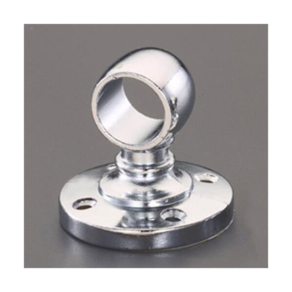 φ10mm パイプ用ブラケット(中間用/クロームメッキ) EA951ES-61 1個