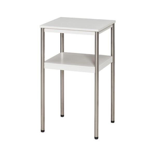 400x400x700mm サイドテーブル(ホワイト)