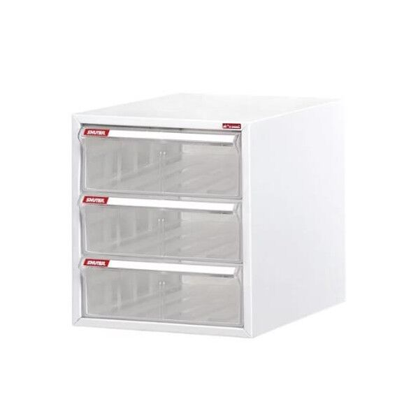 264x343x287mm/ 3段レターケース(スチール)