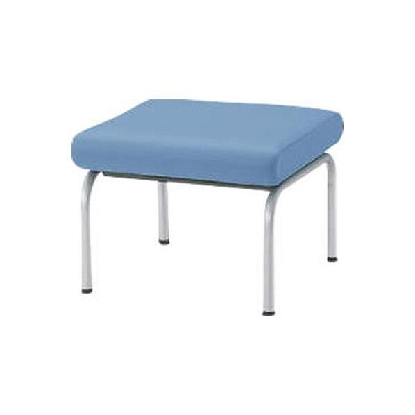 550x580x410mm ロビーチェア(背ナシ/ブルー)