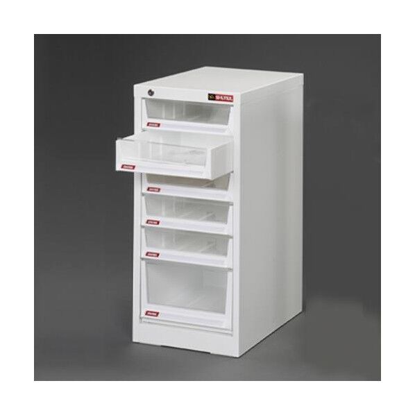 304x400x690-740mm/1列 6段 キャビネット