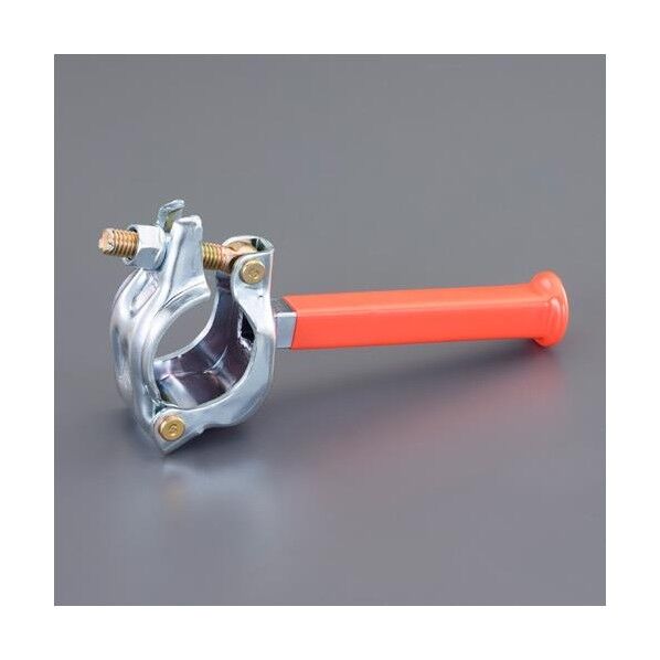 ※法人専用品※エスコ φ42.7/φ48.6mm ステップクランプ(ラバーコーティング) EA948TE-20 1個