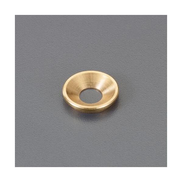 ※法人専用品※エスコ φ13mm セットキャップワッシャー(真鍮製/10枚) EA951C-112 1袋