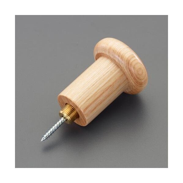φ30x35mm つまみ(木製/ねじ込み式) EA951CA-111 1個
