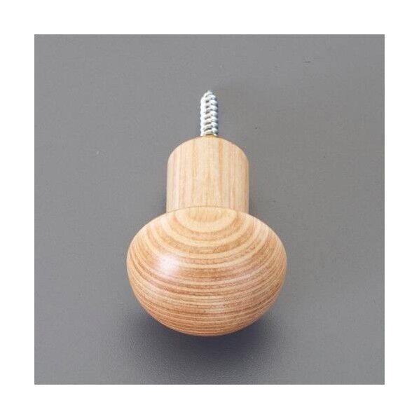 φ35x45mm つまみ(木製/ねじ込み式) EA951CA-113 1個