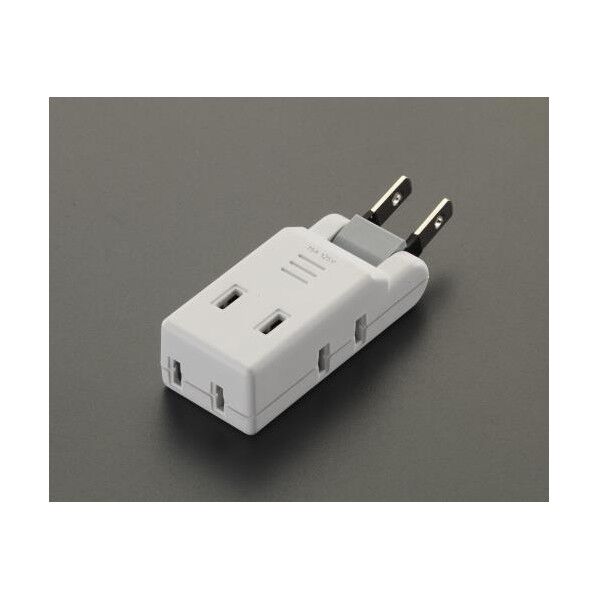 エスコ(esco) AC125V/15A コーナータップ(極小型) EA940CD-18B