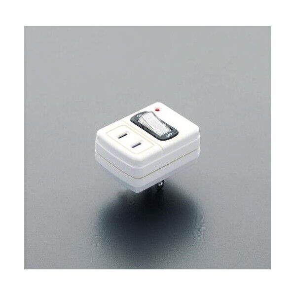 エスコ(esco) AC125V/15A スイッチ付タップ(雷サージ対応) EA940CD-33A