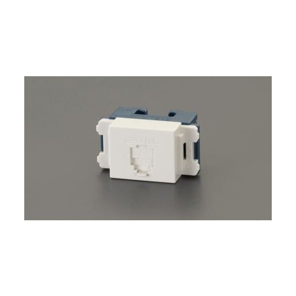 エスコ(esco) 電話線モジュラジャック (6極2心) EA940CD-421...