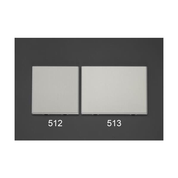 エスコ(esco) [3連用] カバープレート(メタル製) EA940CD-513...