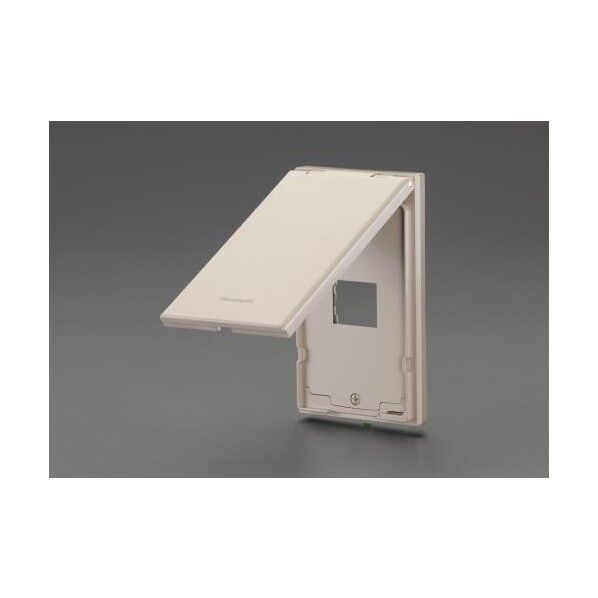 防滴プレート(コンセント1コ用/樹脂製) EA940CD-551 1