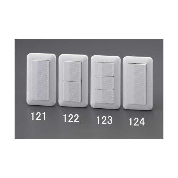 300V/15A 埋込スイッチ (片切/ダブル) EA940CF-122 1