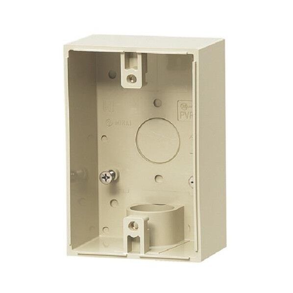 ※法人専用品※エスコ φ22mm露出ボックス(VE管用/1方出/防水コンセント用 EA940CS-178 1個