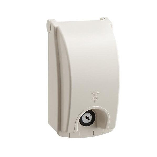 91x167mm コンセント保護カバー(鍵付)