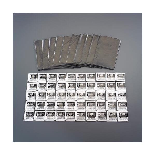 トイレ処理セット(凝固材.ビニール袋/50回分) EA929AD-212 1個