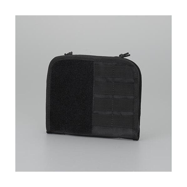 ※法人専用品※エスコ 203x165x 25mm 小物ポーチ(黒) EA925DB-37 1個