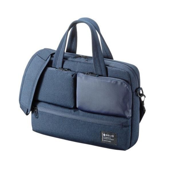 360x 80x275mm ショルダーバッグ(ネイビー) EA927-83 1個