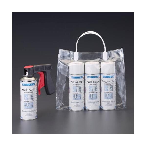 400ml アルミコート.スプレー(ガン付/4本) EA920SW-3GA 1ST