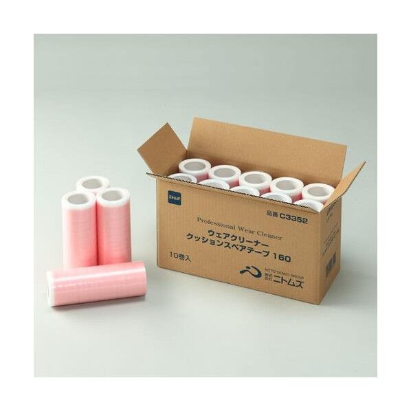 ※法人専用品※エスコ 160mm 交換用ロール(ウエア用.クッションタイプ/10巻) EA922B-214 1箱...