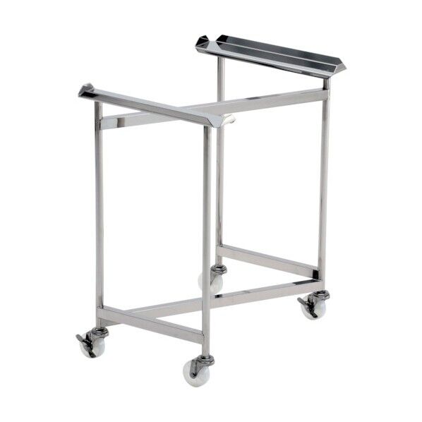 ステンレスZ型キャリー(SUS75φナイロン車2J2JS) 640×450×750 PZ-30D-750H 1点