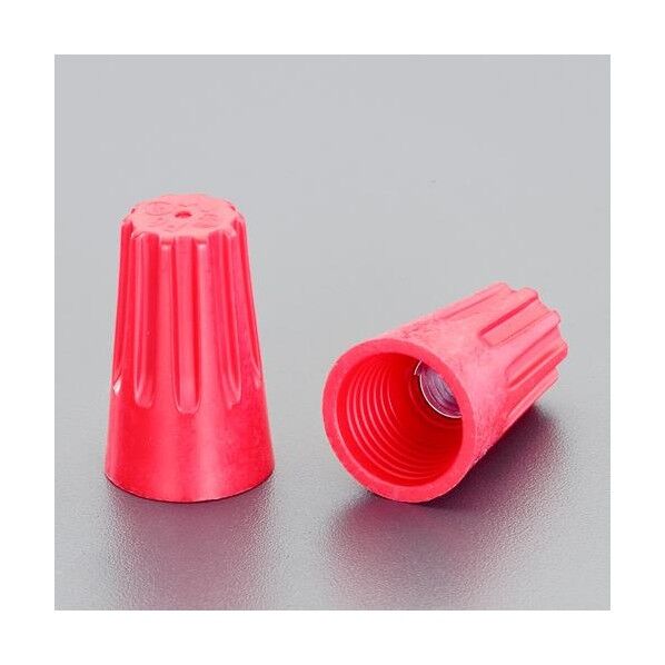 エスコ(esco) 3.5- 5.5mm2 ワイヤーコネクター(赤/10個) EA946TA-4 1袋...