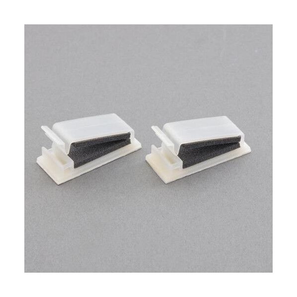 ※法人専用品※エスコ 53.3x19.2x14.8mm フラットケーブルクランプ(粘着/2個 EA947FA-94 1袋