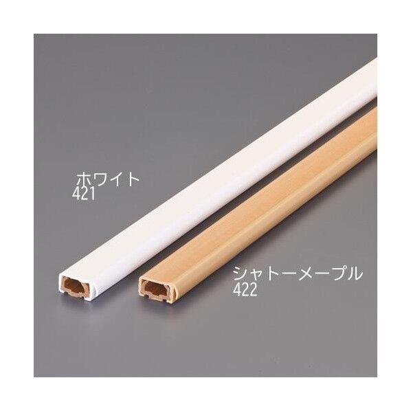 エスコ(esco) 20x10.5x2100mm 後付け戸当たり(ホワイト) EA944KD-421 1個