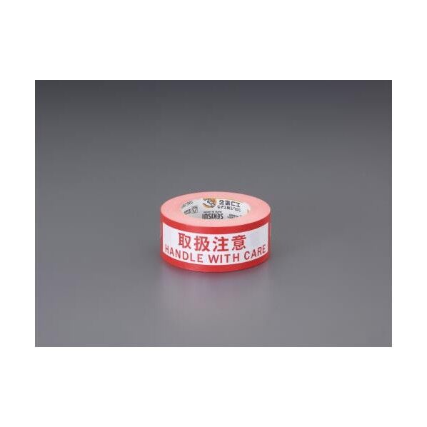 ※法人専用品※エスコ 表示テープ(取扱注意) 50mmx50m EA944PF-21A 1巻