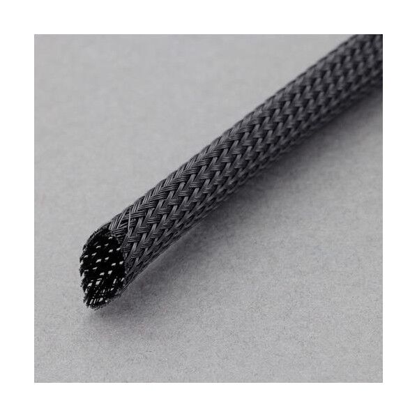 5.0mmx 5m 編組保護チューブ(黒/ほつれ低減) EA944AL-151 1袋