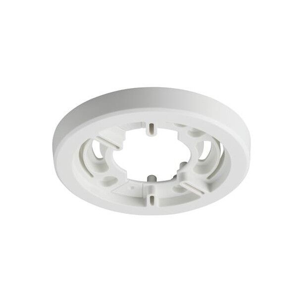 防犯カメラ･感知器兼用台座(モール用/白)