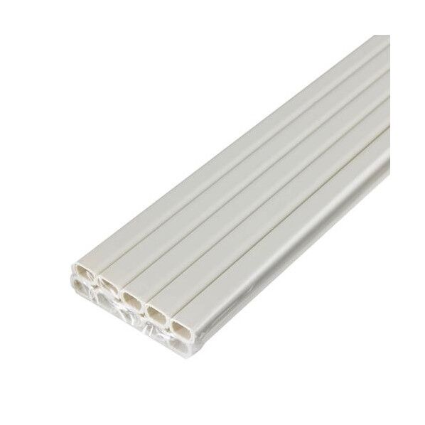 16mmx1.0m テープ付モール(プラスチック/白)