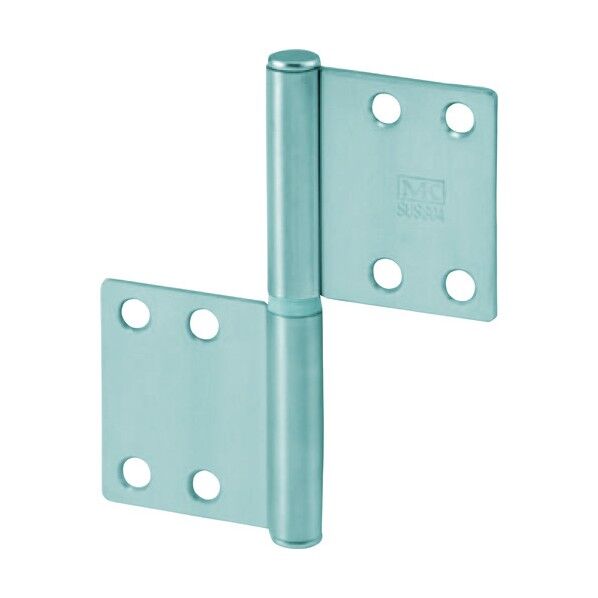 MK ステンレス ルーム丁番2R(両面皿) 102X89 HL