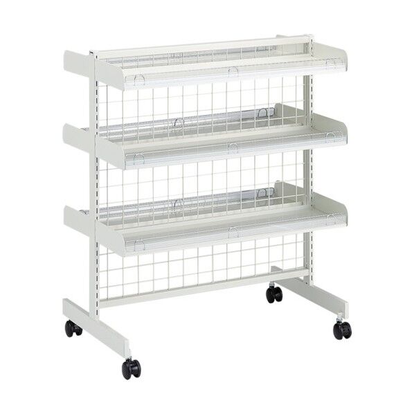 レジ前什器棚板セット 75cm×20cm S42554 1点