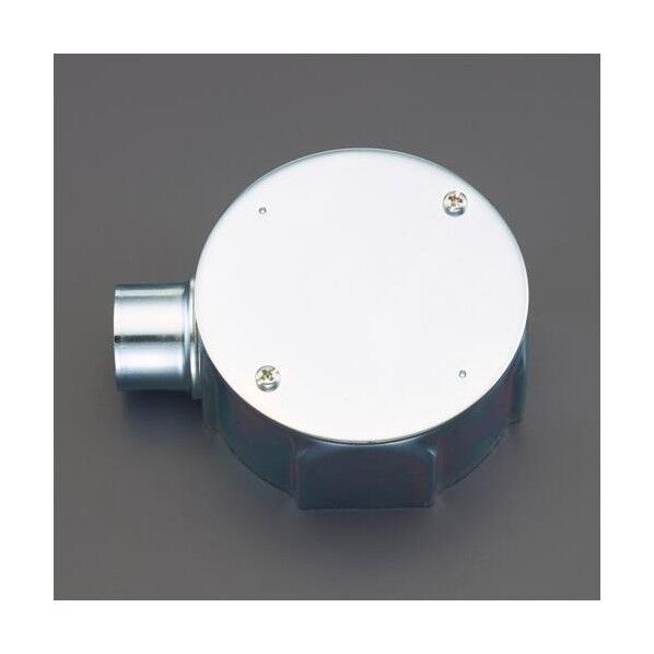 C19 丸形露出ボックス(1方出/薄鋼用)