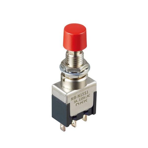 125V/3A 押しボタンスイッチ(2極双投/小型)