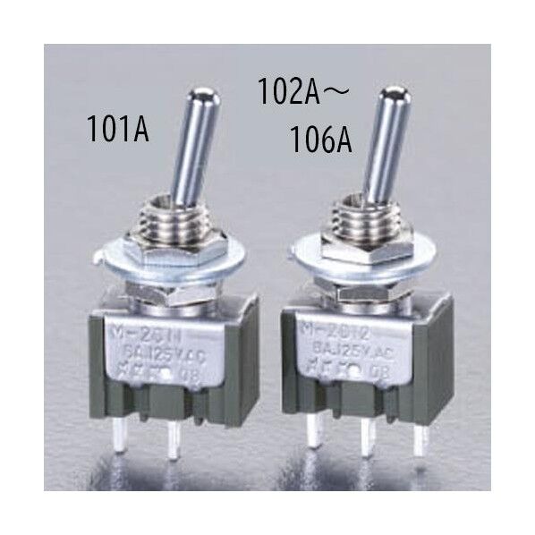 125V/6A 単極単投/トグルスイッチ