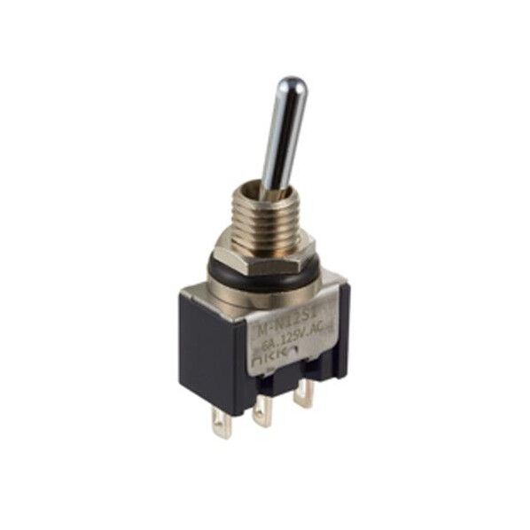 125V/6A 単極双投トグルスイッチ(防水型)