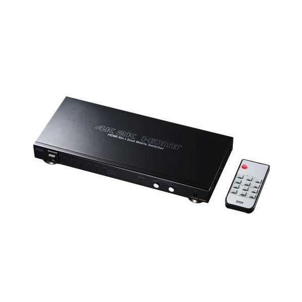 HDMIマトリックス切替器(6入力2出力)