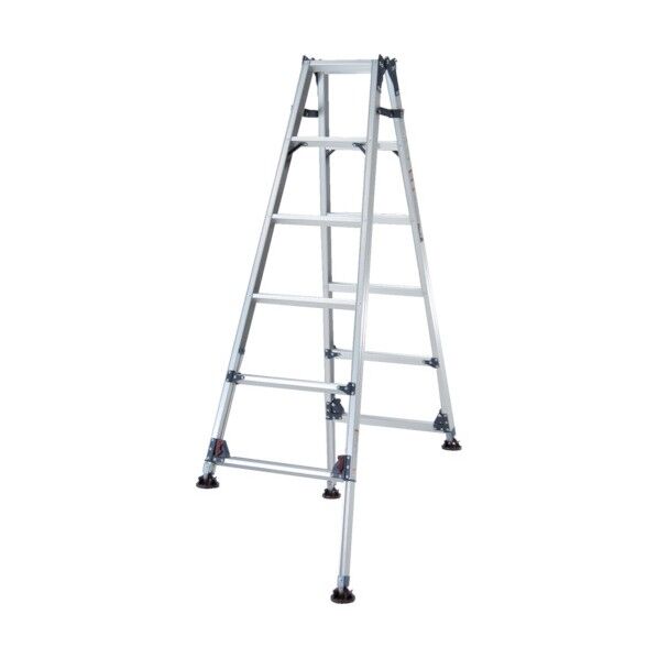 四脚アジャスト式脚立カルノビSCL型 自在脚タイプ6~7尺 ブラック SCL-J210 1