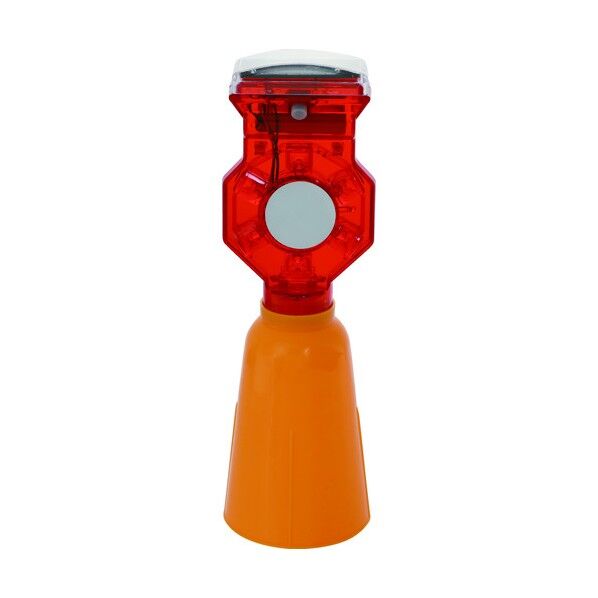 安全コーン用ソーラー工事灯